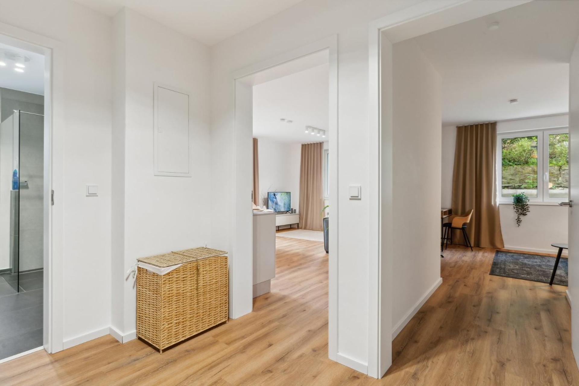 Deluxe Apartment In Bielefeld City Mit Parkplatz Und Terrasse Exteriör bild