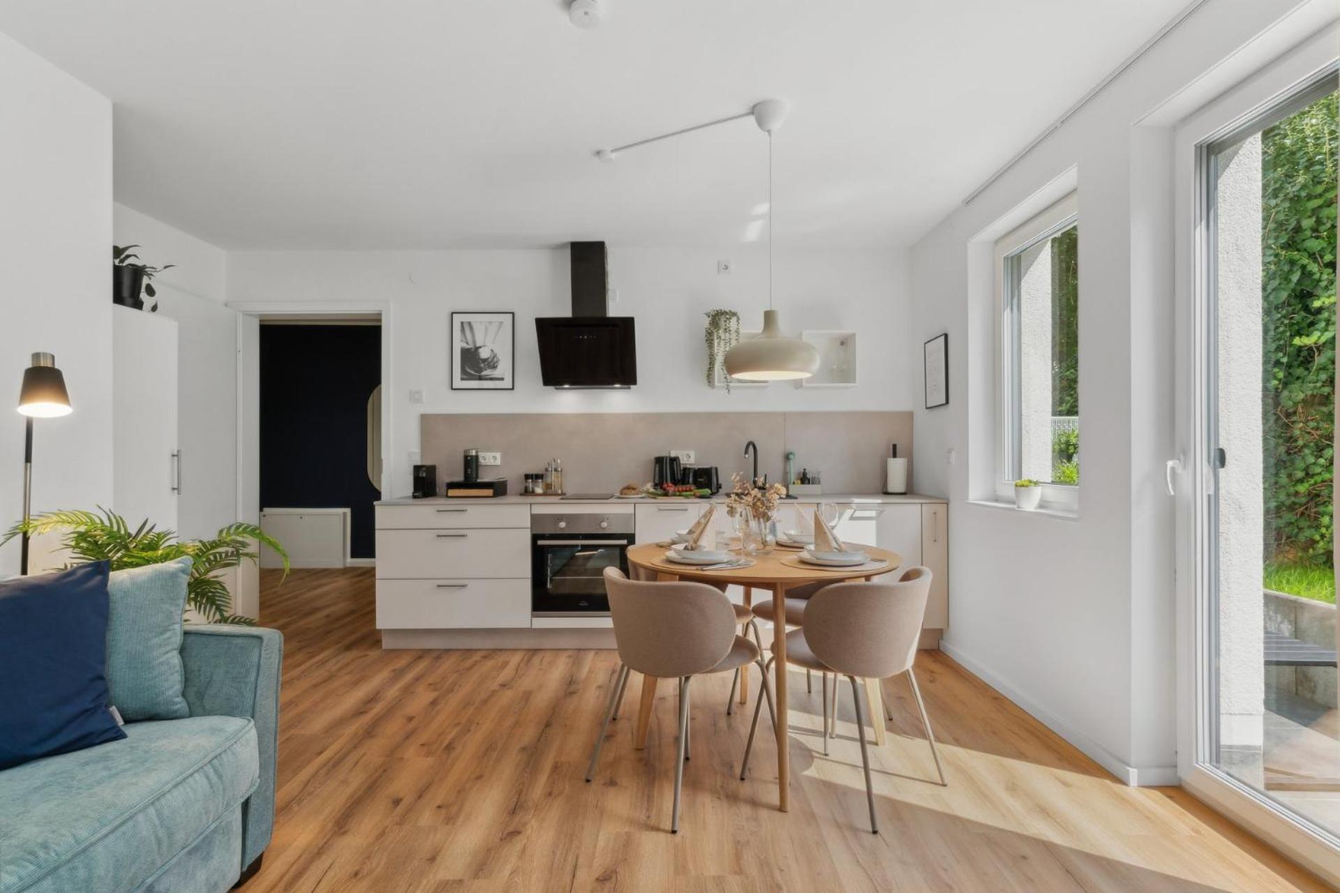 Deluxe Apartment In Bielefeld City Mit Parkplatz Und Terrasse Exteriör bild