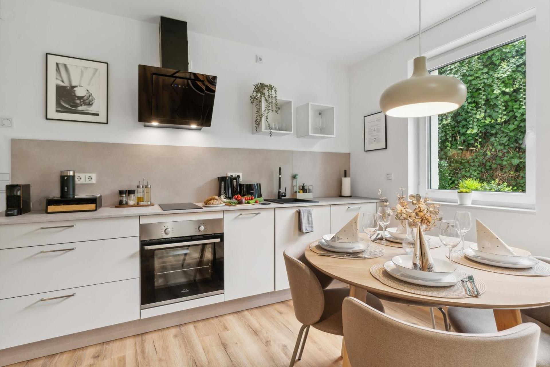Deluxe Apartment In Bielefeld City Mit Parkplatz Und Terrasse Exteriör bild