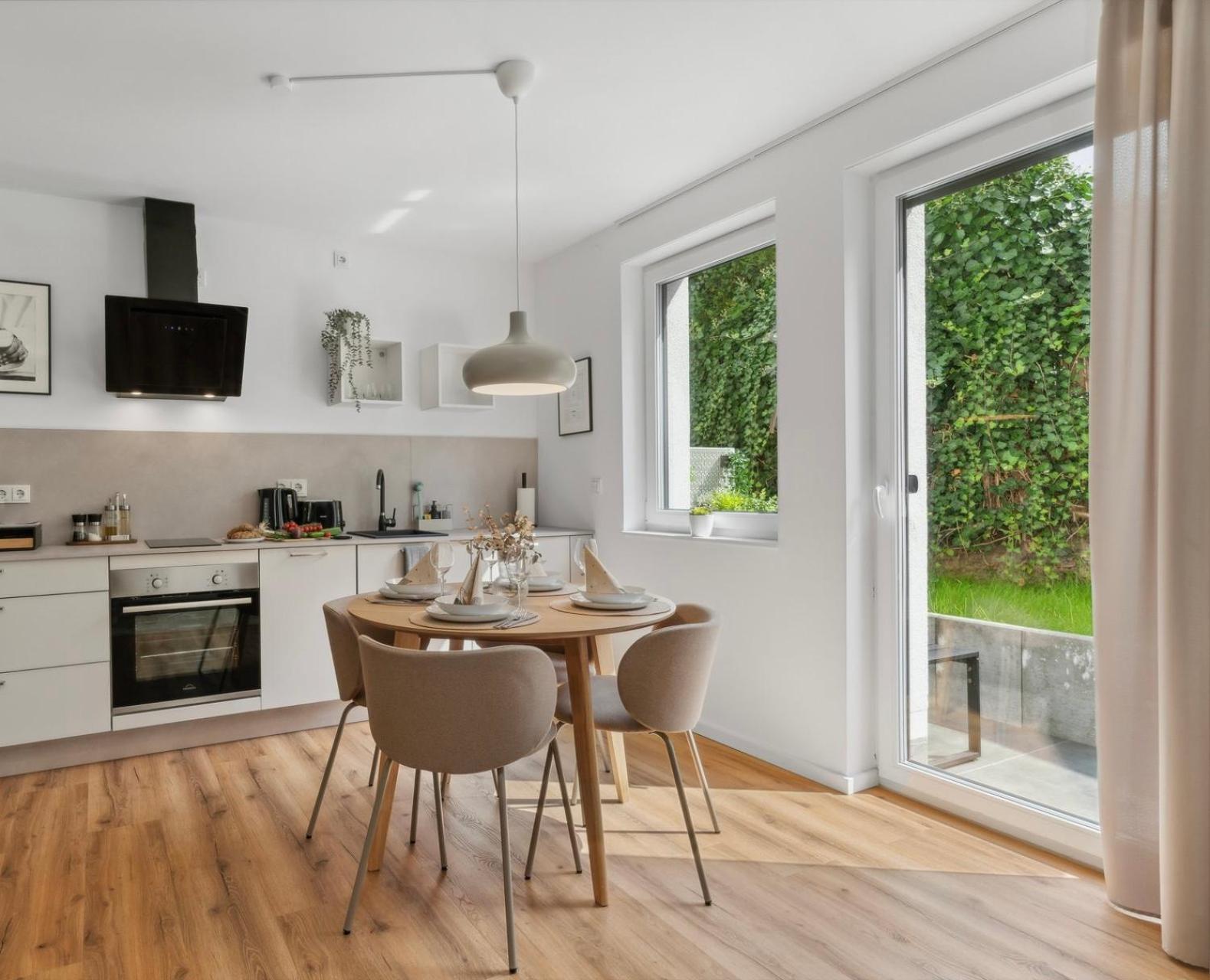 Deluxe Apartment In Bielefeld City Mit Parkplatz Und Terrasse Exteriör bild
